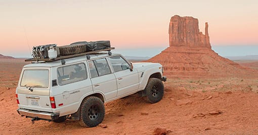 Toyota Land Cruiser 60 Series (High Roof) Slimline II Roof Platform Kit - By Front Runner