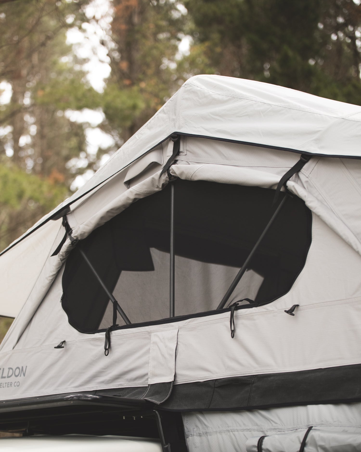 feldon roof top tents Crow's Nest Regular Rooftop Tent - Grey